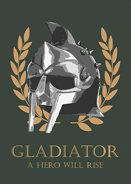 Gladiator Helmet Poster