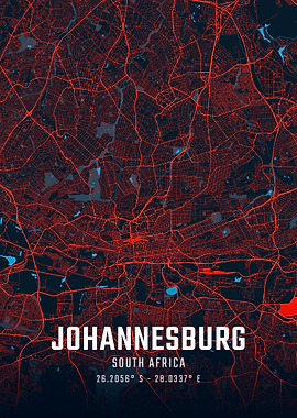 Johannesburg City Map