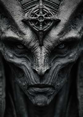 Monochrome Alien