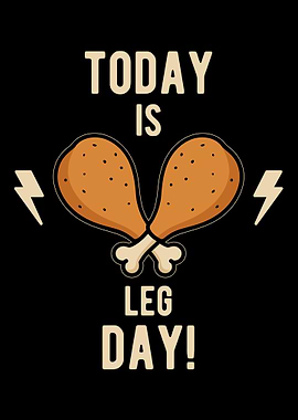 Today is Leg Day Chicken