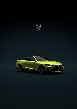 BMW M4 2025 G83 Yellow Front