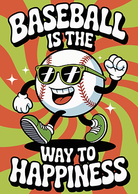 Baseball is the way to happiness