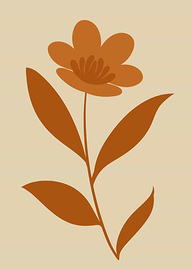 Minimalist Floral Art Print