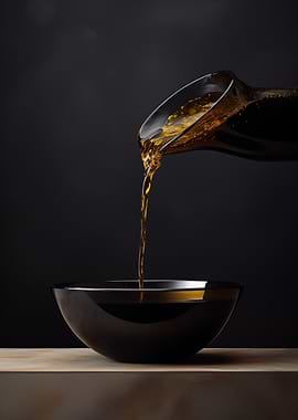 Pouring Liquid into Bowl