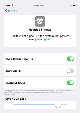 Health and Fitness Motivational Poster - Change your life white