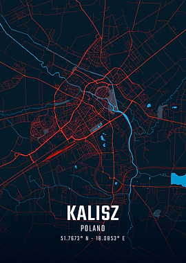 Kalisz City Map