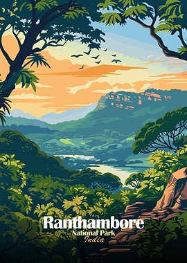 Ranthambore National Park India Landscape