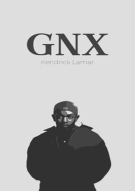 GNX Kendrick Lamar Minimalist Portrait