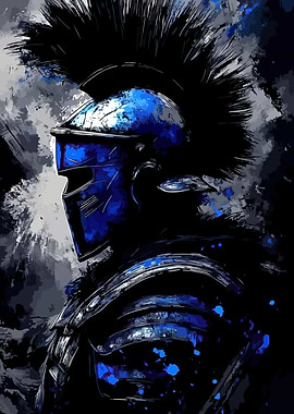 Blue Knight Digital Art