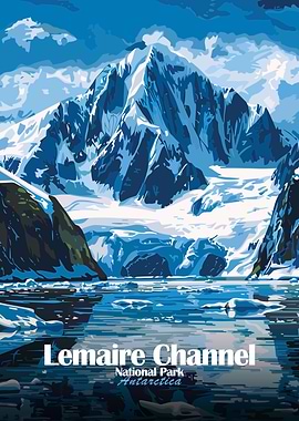 Lemaire Channel National Park Antarctica
