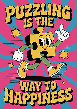 Puzzling is the way to happiness