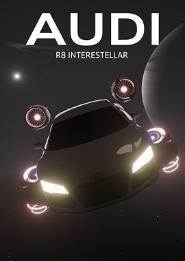 Audi R8 Interstellar in Space