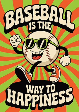Baseball is the way to happiness