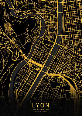 Golden Lyon City Map'