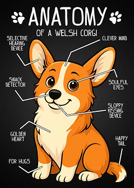 Anatomy of a Welsh Corgi