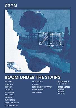 Zayn Room Under the Stairs Album Vintage Cover