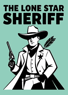 The Lone Star Sheriff Illustration