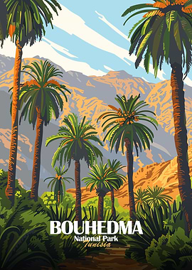 Bouhedma National Park, Tunisia Poster