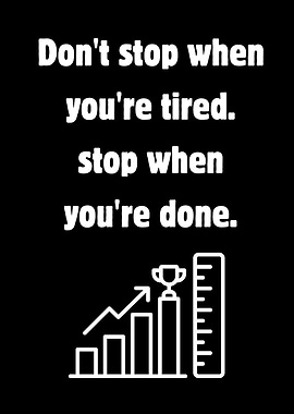 Motivational Quote: Don't Stop