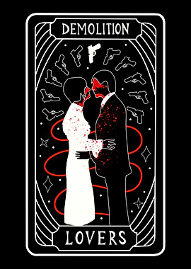 Demolition Lovers Tarot Card Illustration