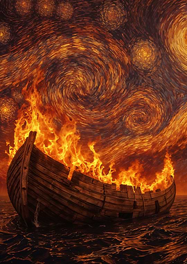 Starry Night Inferno: The Burning Ark
