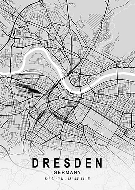Dresden Light City Map