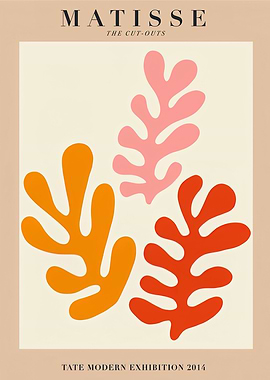 Matisse The Cut-Outs Exhibition Poster