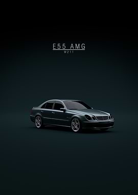 2005 MERCEDES (W211) E55 AMG Front