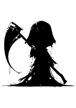 Grim Reaper Silhouette