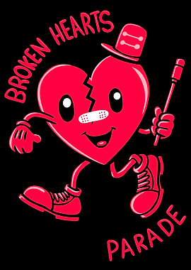 Broken Hearts Parade Cartoon