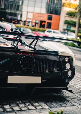 Pagani Zonda Rear View