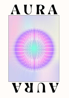 Aura Illustration with Pastel Colors