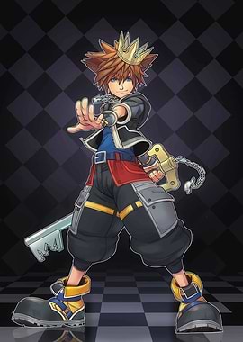 Kingdom Hearts Sora Character Art