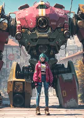 Streetline Titan Robot Girl