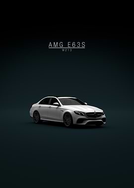 2017 Mercedes Benz E63 S AMG White Front