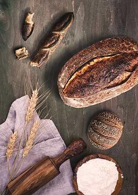Artisan Bread Still Life