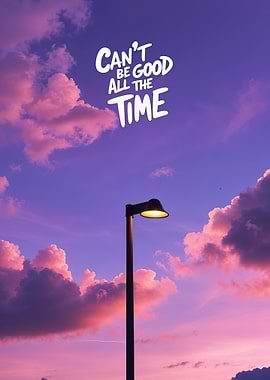 Sunset Sky with Lamp Post