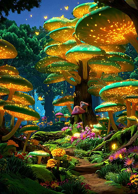 Enchanted Mushroom Forest