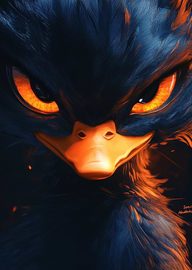 Angry Bird Close-Up