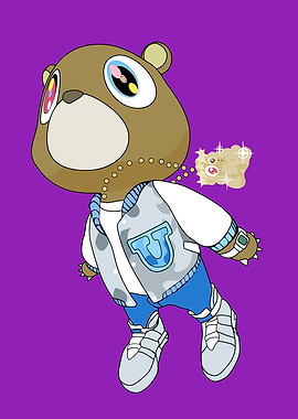 Kanye West Dropout Bear Cartoon