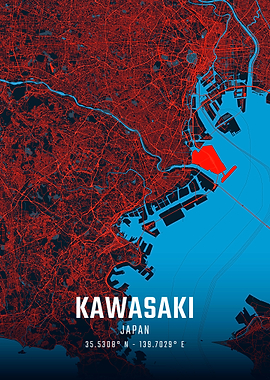 Kawasaki City Map