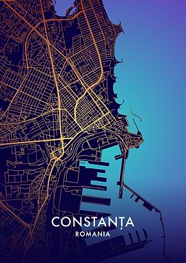 Constanța City Map
