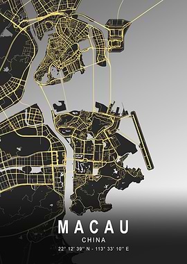 Macau Light City Map