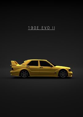 Mercedes-Benz 190E EVO II - Yellow