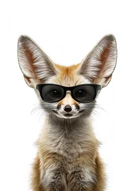 Cool Fennec Fox with Sunglasses