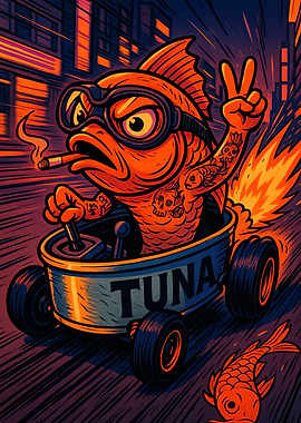 Tuna Can Car Fish