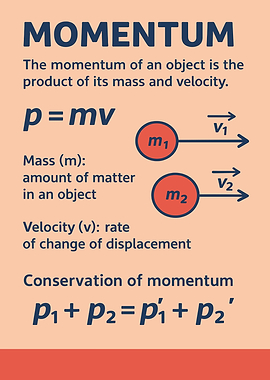 Momentum Physics Educational Diagram
