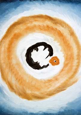 Abstract Dawn Painting