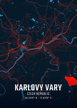 Karlovy Vary City Map
