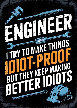 Engineer Humor Poster